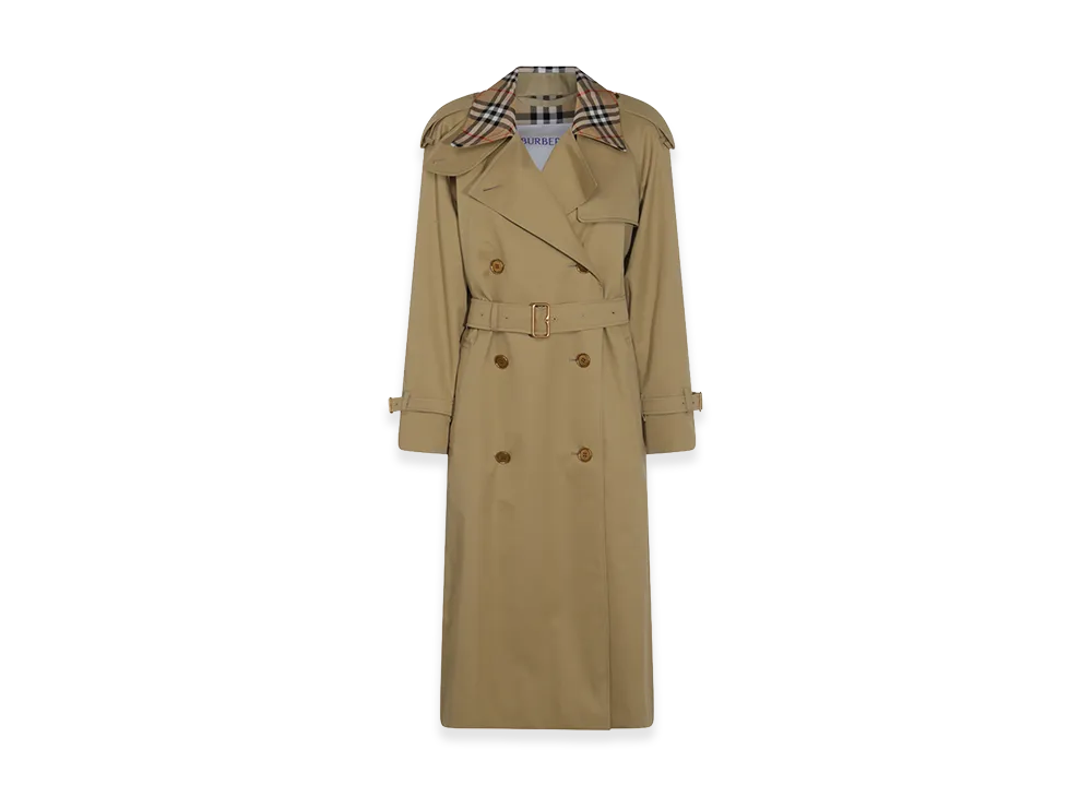 Burberry Women's Gabardine Trench Coat "Beige"
