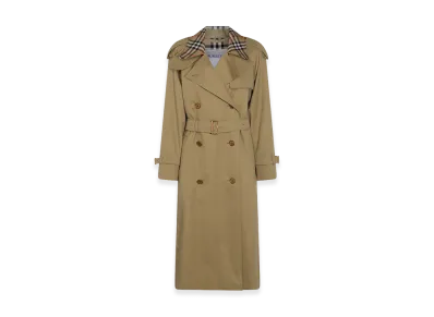 Burberry Women's Gabardine Trench Coat "Beige"