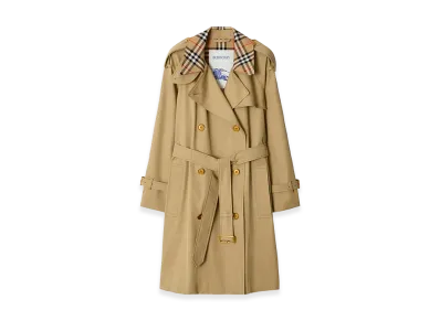 Burberry Women's Gabardine Castleford Trench Coat "Beige"
