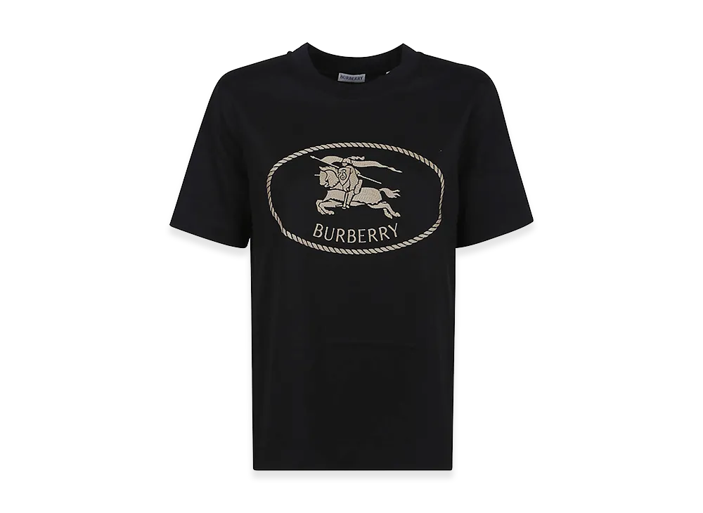 Burberry Women's Cotton T-Shirt "Black"
