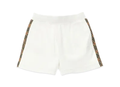 Burberry Kids Caterina Bermuda Shorts "White"