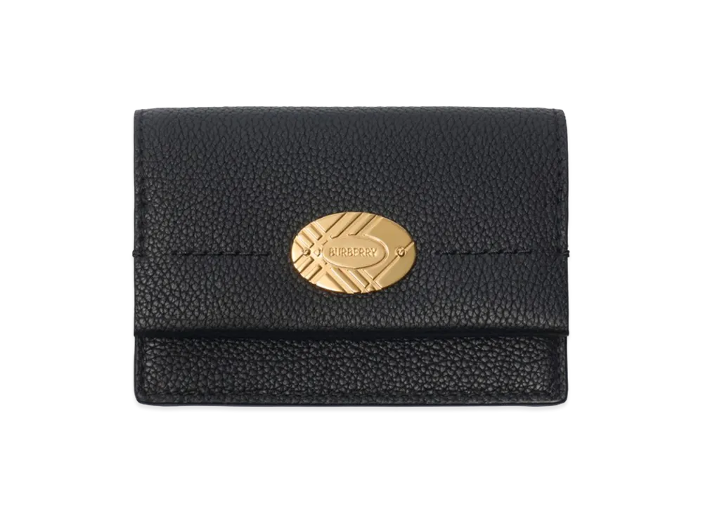 Burberry Women's Cotswolds Folding Card Case "Black"