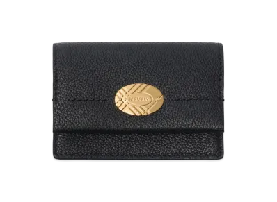 Burberry Women's Cotswolds Folding Card Case "Black"