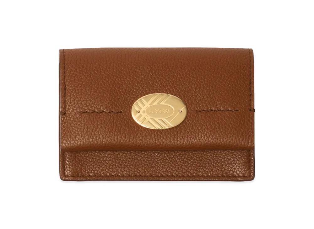 Burberry Women's Cotswolds Folding Card Case "Hazel Brown"