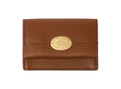 Burberry Women's Cotswolds Folding Card Case "Hazel Brown"