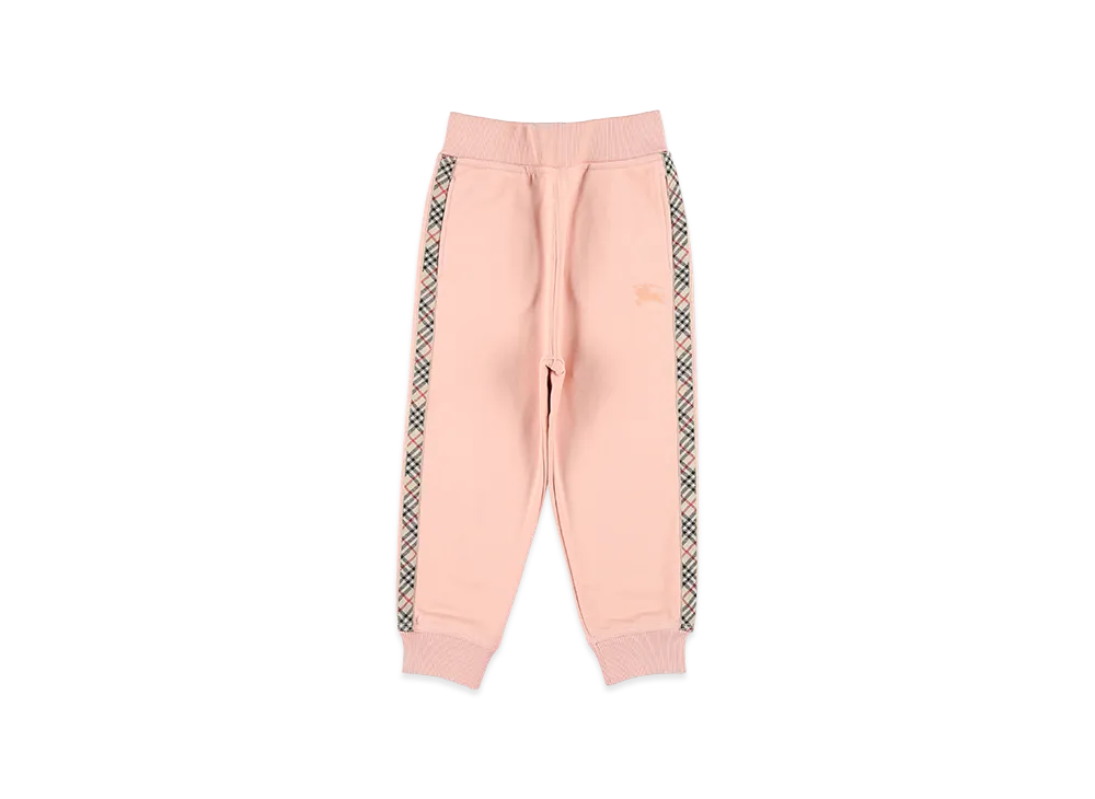 Burberry Kids KG4 Jackson Check Tape Trousers "Pink"