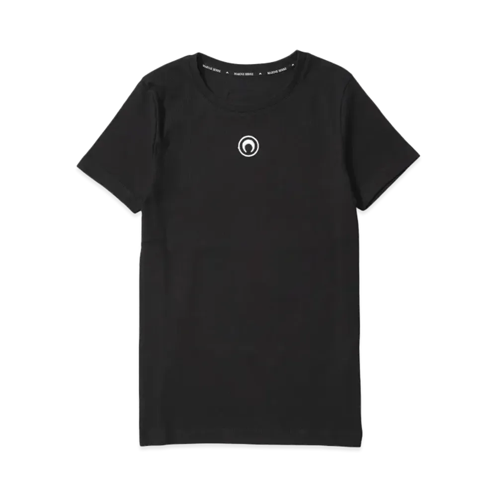 Marine serre MOON LOGO JERSEY BABY FIT T-SHIRT "BLACK"
