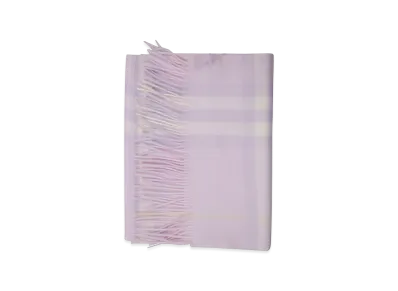 Burberry Women's MU Giant Check CS Scarf "Lilac"