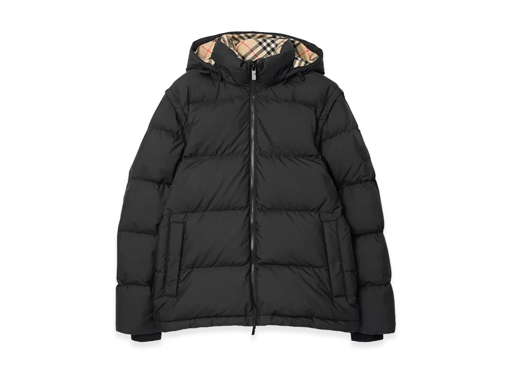 Burberry Detachable Sleeve Down Jacket "Black"