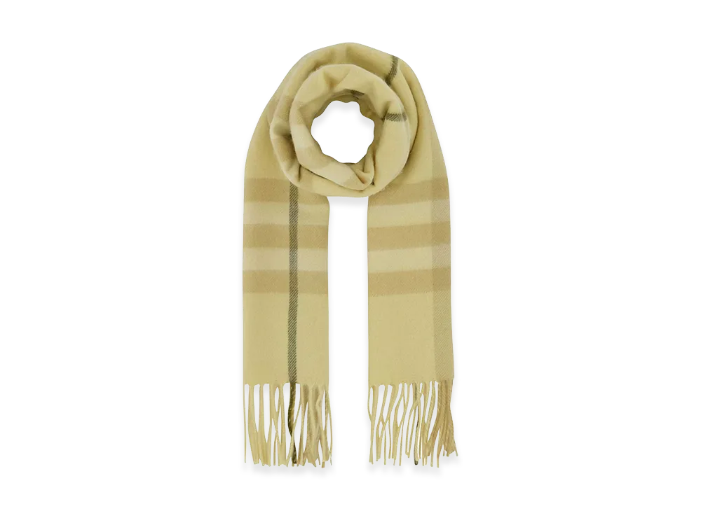 Burberry Embroidered Cashmere Scarf "Checked"