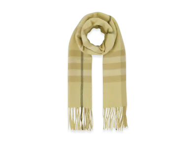 Burberry Embroidered Cashmere Scarf "Checked"
