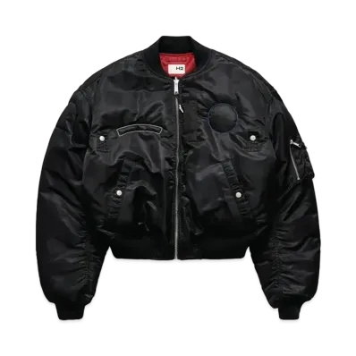 HERON PRESTON x H&M H2 Reversible Flight Jacket "Black/Burgundy"