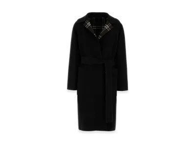 Burberry Women's Wool Reversible Coat "Black"