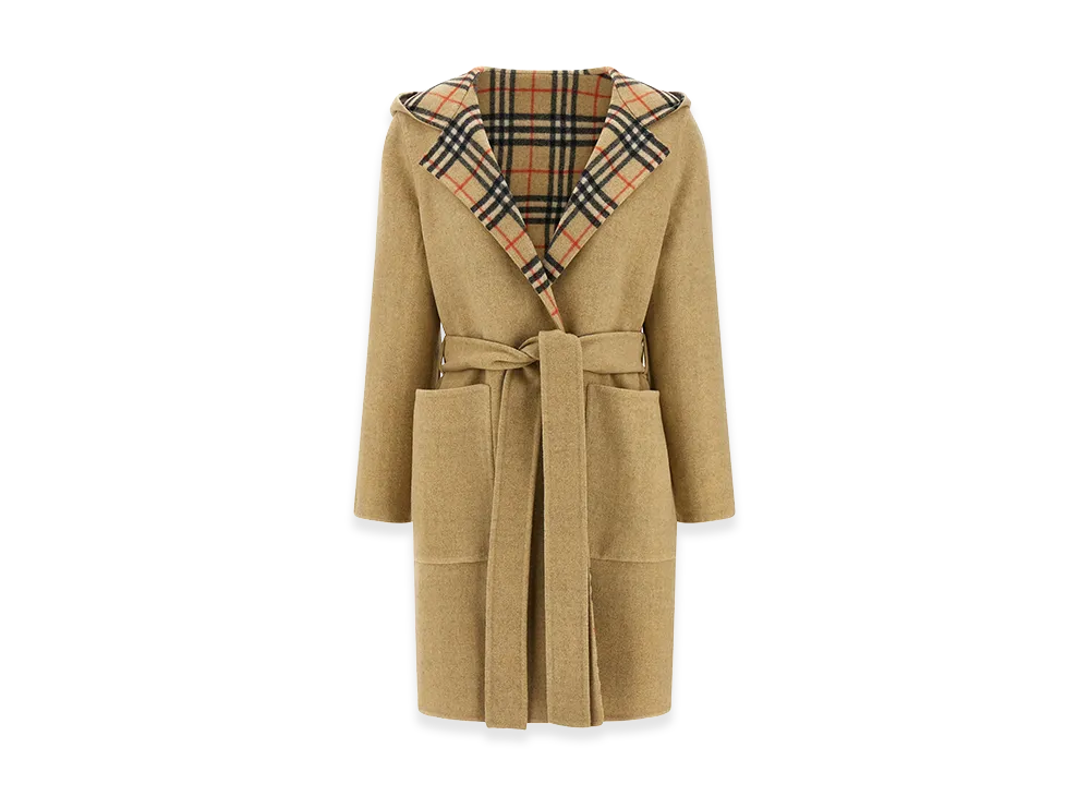 Burberry Women's Hampshire Reversible Coat "Beige"