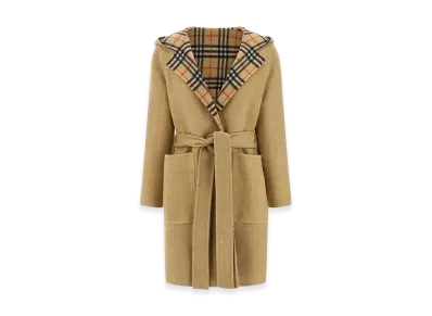 Burberry Women's Hampshire Reversible Coat "Beige"