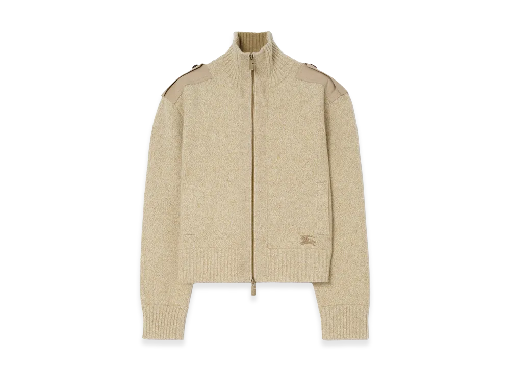 Burberry Women's Wool Cashmere Jacket "Hamper Beige"
