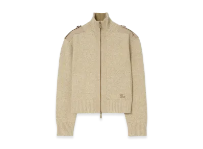 Burberry Women's Wool Cashmere Jacket "Hamper Beige"