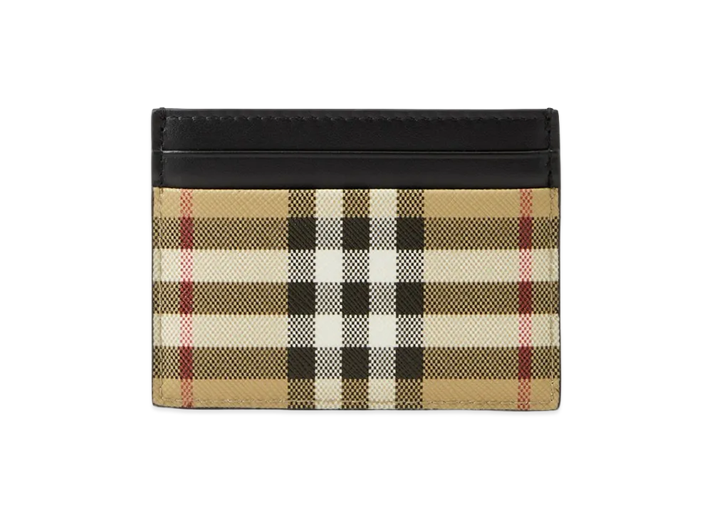 Burberry Check Card Case "Archive Beige"
