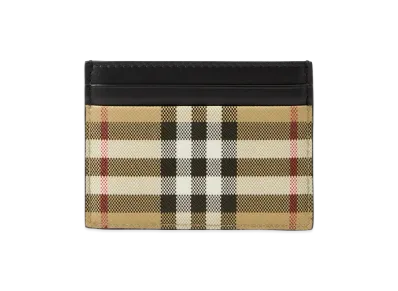 Burberry Check Card Case "Archive Beige"