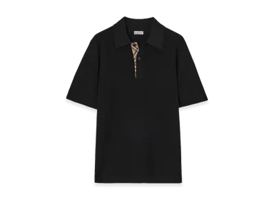Burberry Wool Polo Shirt "Black"