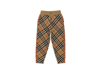 Burberry Kids Gerard Bias Joggers "Beige"