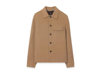 Burberry Wool Overshirt "Camel/Treacle Brown"