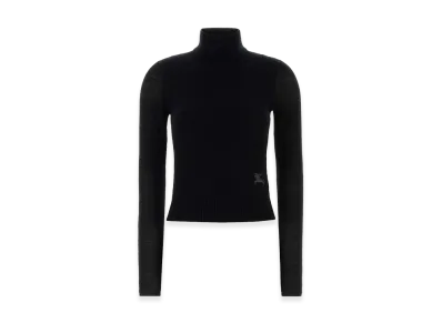 Burberry Women's Wool Blend Sweater "Black"