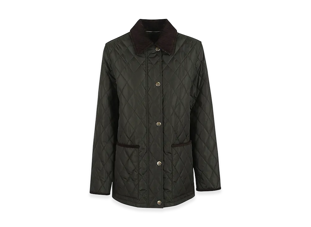 Burberry Women's Quilts Nylon Jacket "Green"