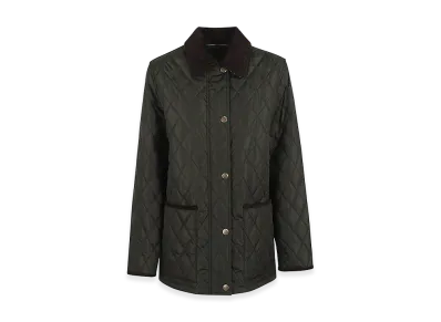 Burberry Women's Quilts Nylon Jacket "Green"