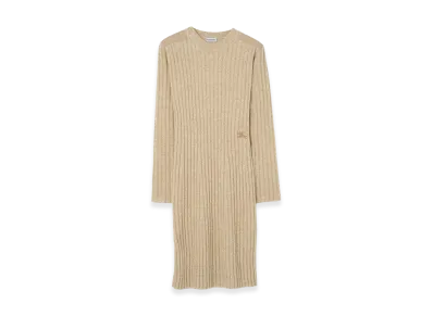Burberry Women's Wool Cashmere Dress "Hamper Beige"