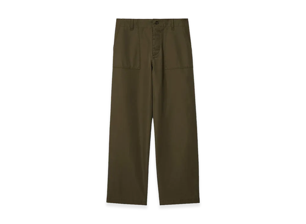 Burberry Gabardine Trousers "Thorn Green"