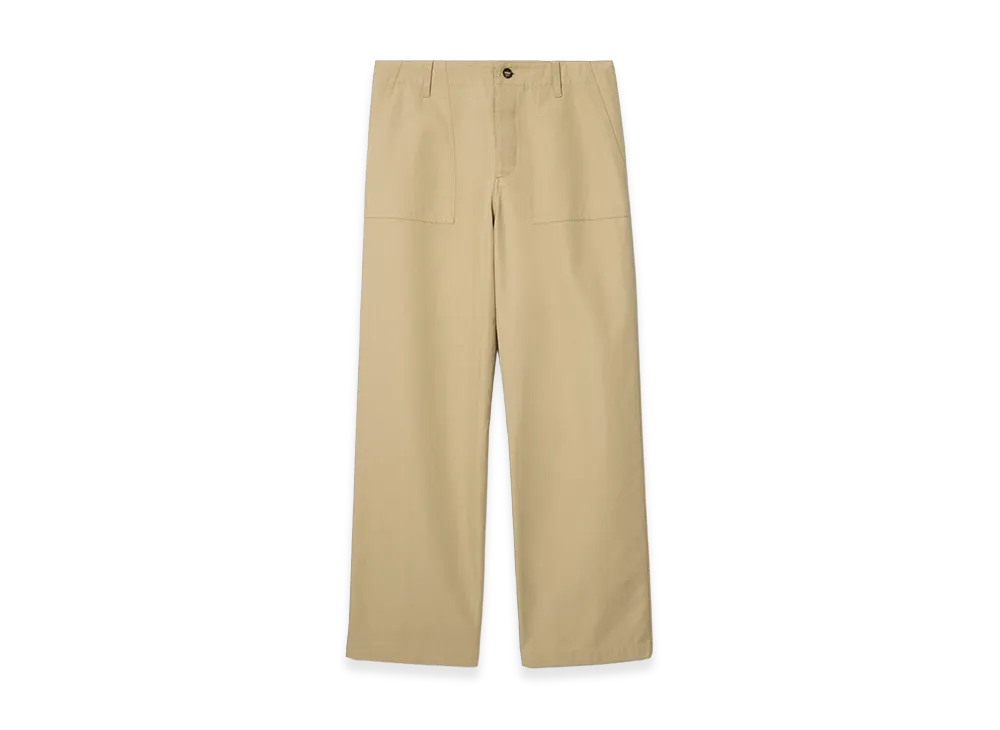 Burberry Gabardine Trousers "Dune Beige"