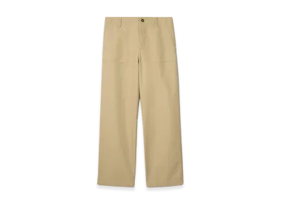 Burberry Gabardine Trousers "Dune Beige"
