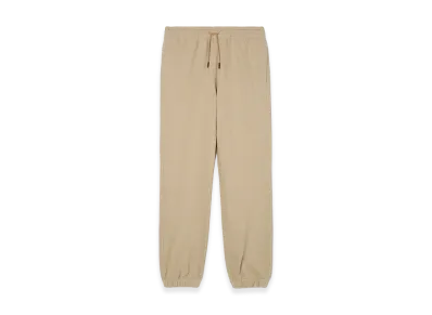 Burberry Women's Landscape Label Cotton Jogging Pants "Dune Beige Melange"