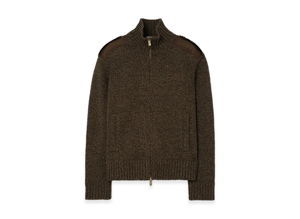 Burberry Wool Cashmere Jacket "Juniper Green"