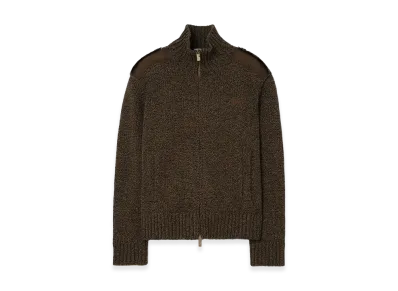 Burberry Wool Cashmere Jacket "Juniper Green"