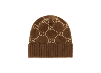グッチ GUCCI ラベル付き ウールニット ハット グッチ GUCCI ラベル付き ウールニット ハット
