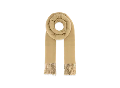 Burberry Cashmere Reversible Scarf "Checked/Beige"