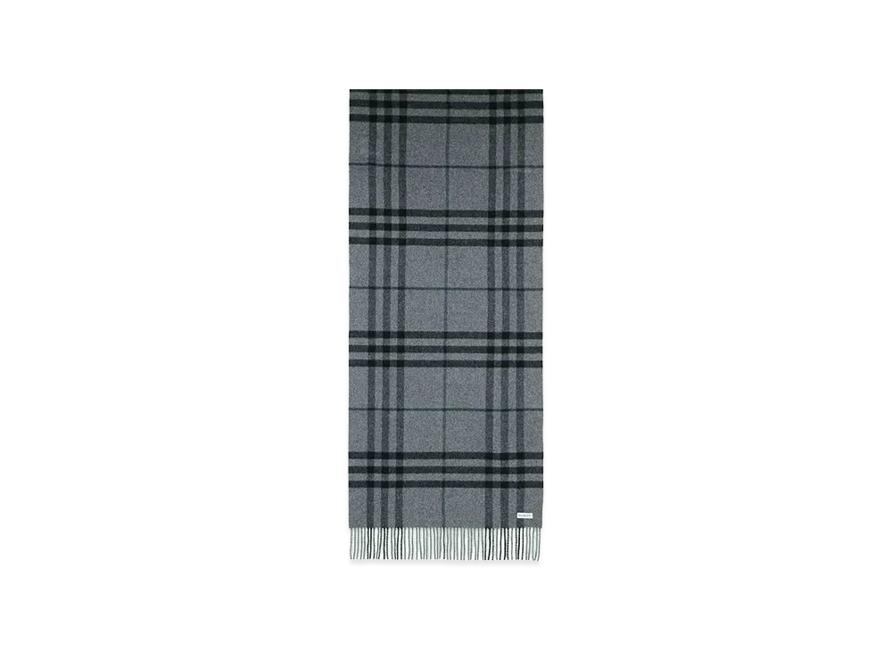 Burberry Cashmere Scarf "Gray"