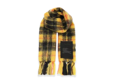 Burberry Check Wool And Mohair Scarf "Checked"
