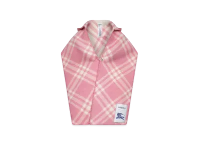 Burberry Embroidered Wool Scarf "Checked"