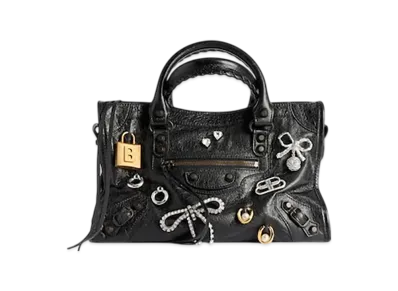 BALENCIAGA Le City Small Bag With Pins "Black"