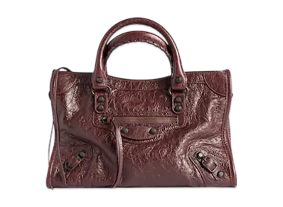 BALENCIAGA Le City Bag Small "Dark Burgundy"
