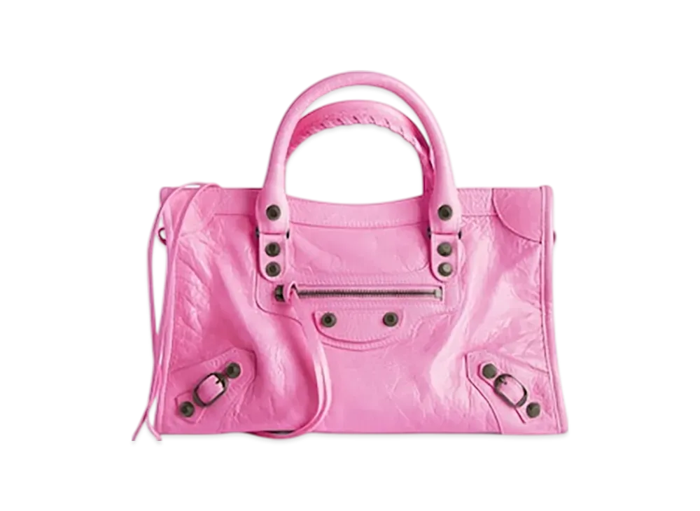 BALENCIAGA Le City Small Bag "Glossy Pink"