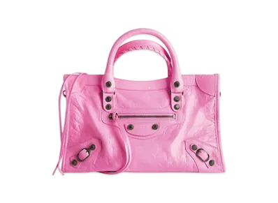BALENCIAGA Le City Small Bag "Glossy Pink"