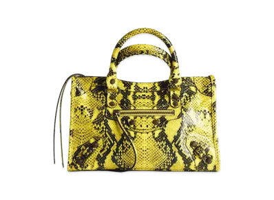BALENCIAGA Women's Le City Bag Small "Yellow"