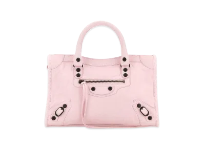 BALENCIAGA Women's Leather Small Le City Handbag "Pink"