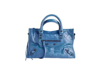 BALENCIAGA Le City Small Bag "Denim Blue"