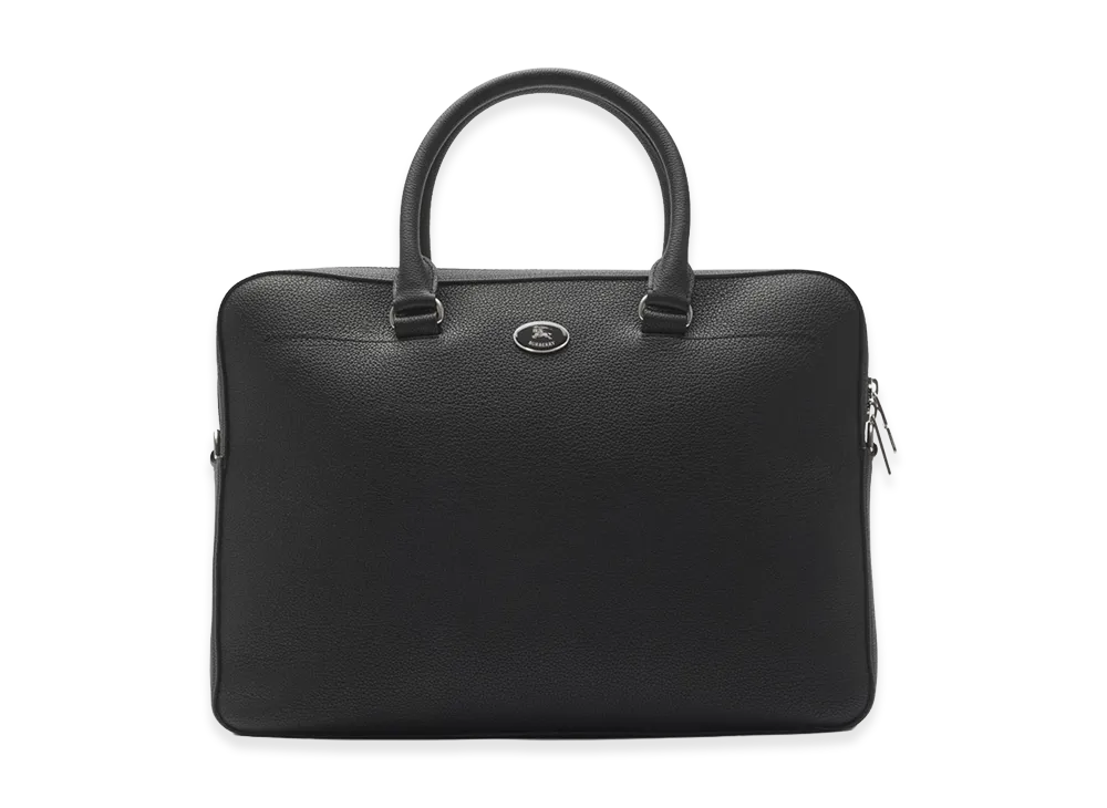 Burberry Knight Stamp Briefcase "Black"