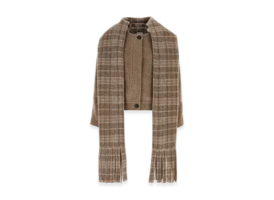 Burberry Biscuit Wool Blend Jacket "Camel"